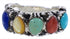 Sterling Silver Multicolor Ring Size 6-1/4 WX34796